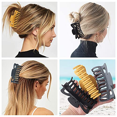 Claw Clip Hairstyles for Thick Hair